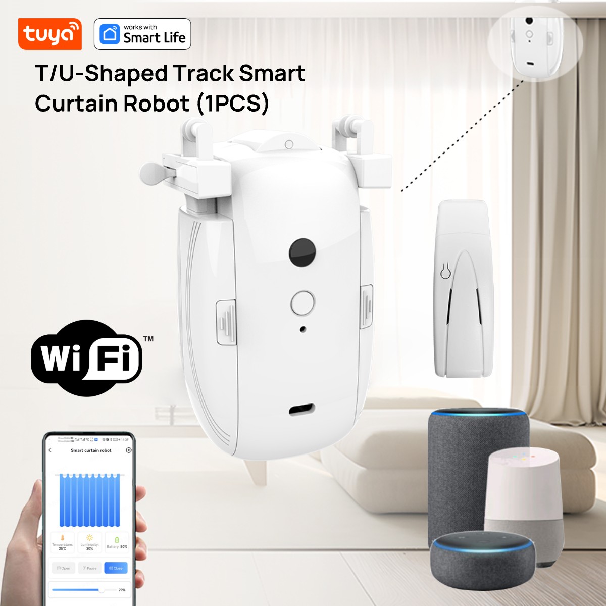 Smart Home Hub - T/U 레일 트랙용 투야 스마트 와이파이