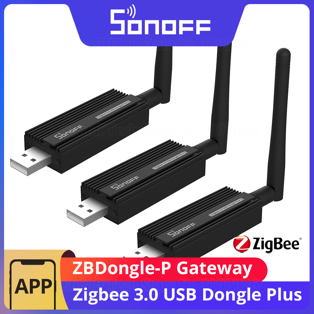 Smart Home Hub Device - SONOFF 지그비 게이트웨이 3.0 ZBDongle-P USB