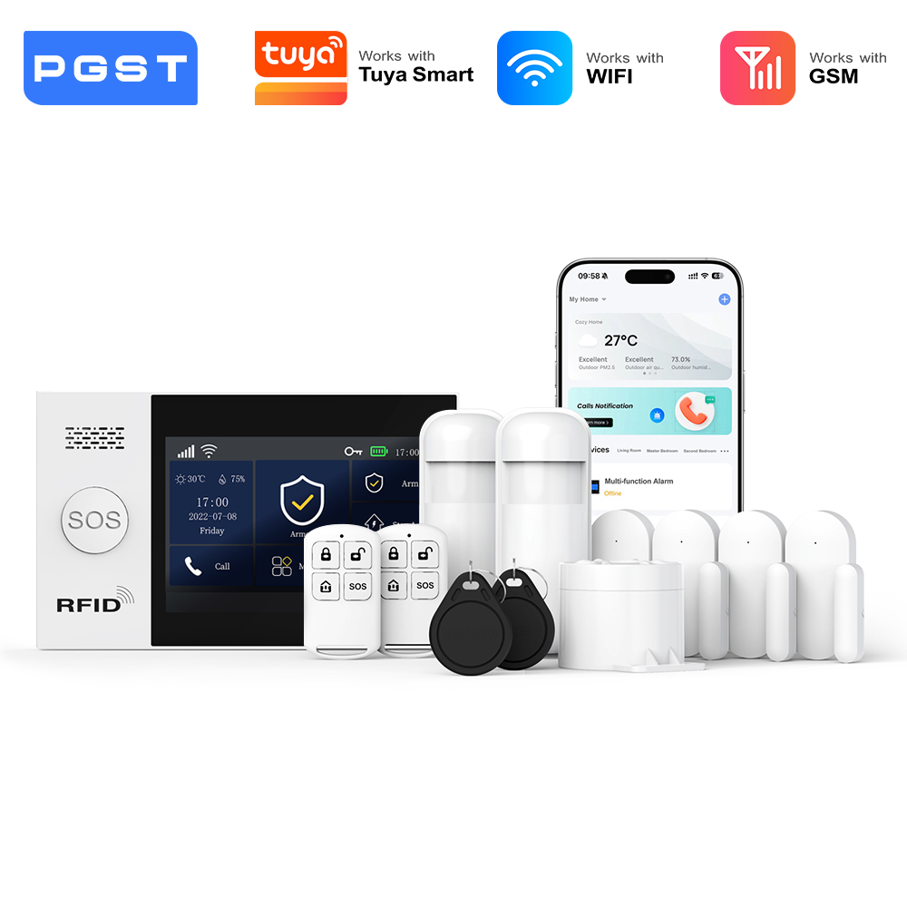 Smart Home Ecosystems - PGST 2G GSM WiFi 알람 시스템