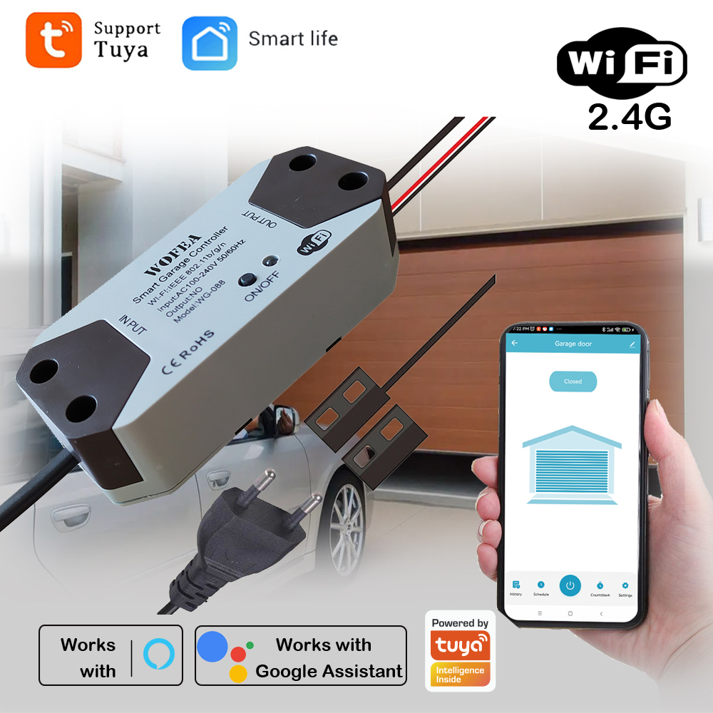 Smart Home Hub - 스마트 차고 문 오프너 컨트롤러, EU