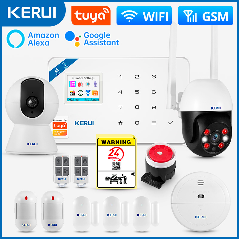 Smart Home Ecosystems - KERUI W181 경보 시스템 보안 홈