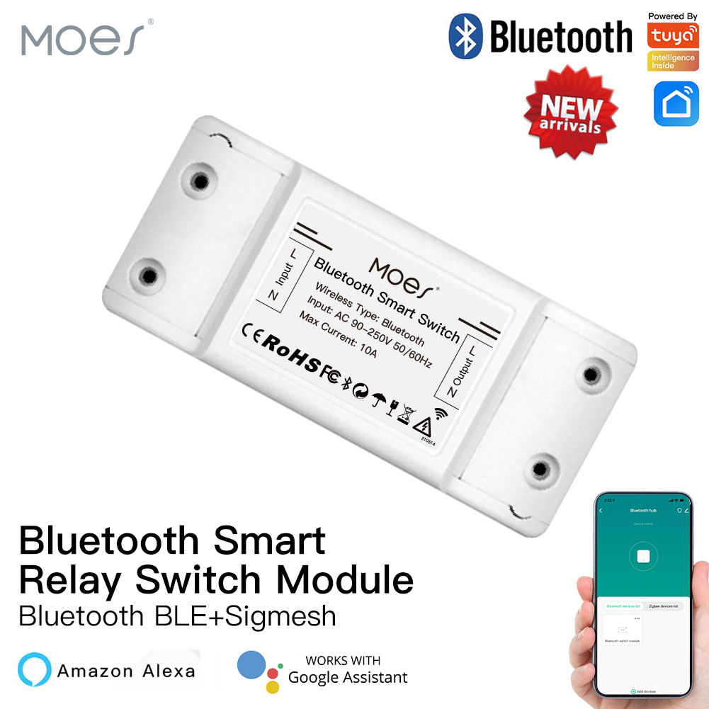 Smart Home Moes - MOES 블루투스 스마트 스위치 릴레이 모듈