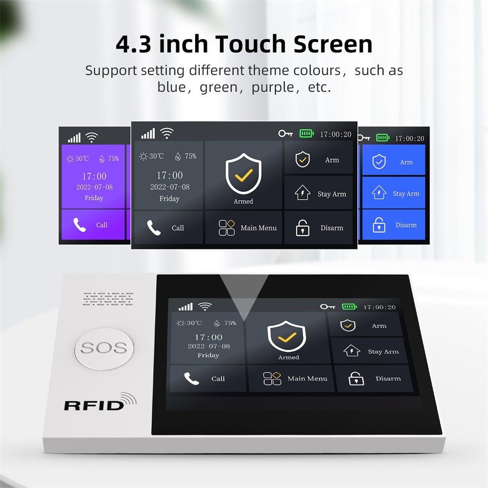 2.4G WIFI 스마트 GSM 알람 시스템, TUYA - Smart Home Ecosystems 리뷰 및 가격