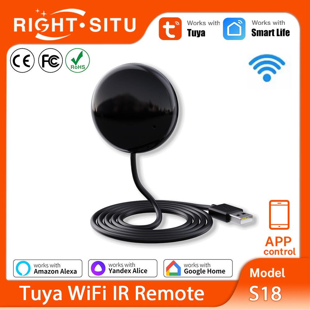 스마트 홈 자동화 원격 제어용 Tuya WiFi IR  - Smart Ir Remote Controller 리뷰 및 가격