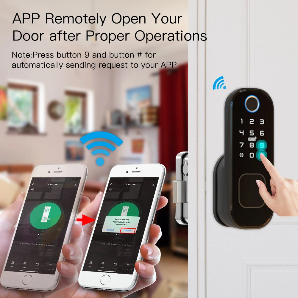 MOES 와이파이 투야 스마트 도어락, 지문 잠금, 스 - Smart Home Moes 리뷰 및 가격