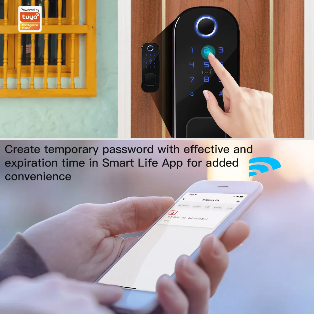 MOES 와이파이 투야 스마트 도어락, 지문 잠금, 스 - Smart Home Moes 리뷰 및 가격