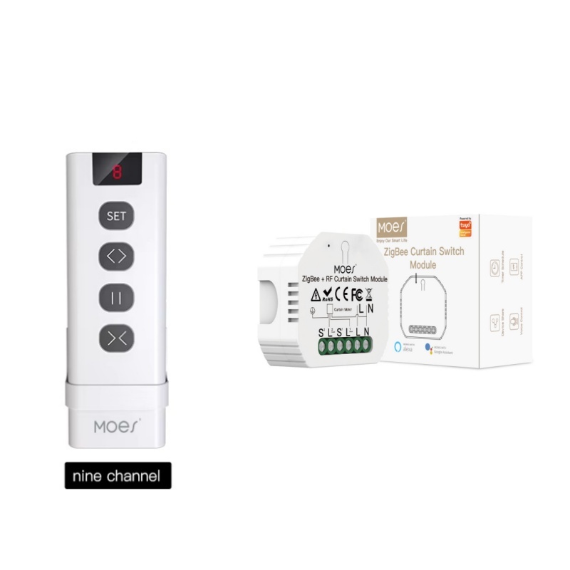 MOES ZigBee 스마트 RF433 커튼 스위치 모 - Smart Home Moes 리뷰 및 가격