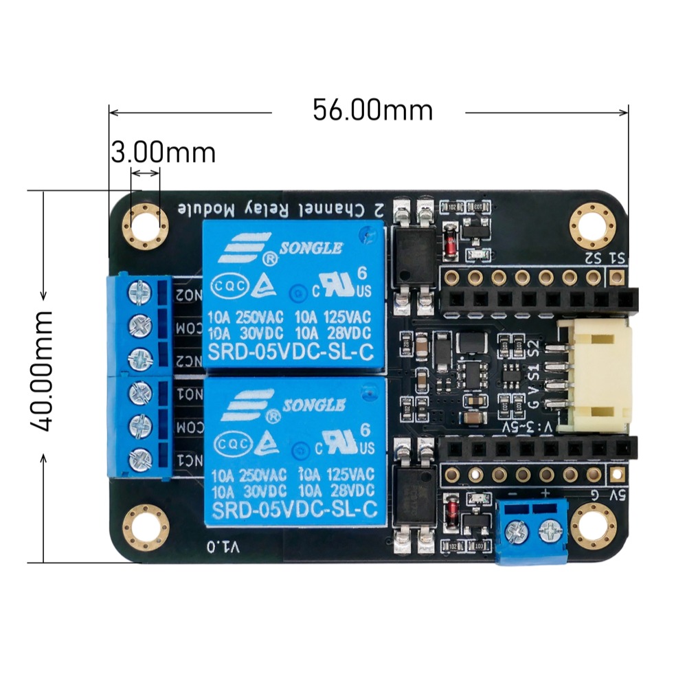 2채널 릴레이 모듈 입력5V 액티브 로우 트리거 광절연 - Smart Home Micro Bit 리뷰 및 가격