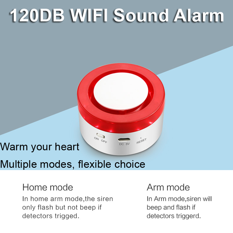 와이파이 투야 홈 경보 시스템, 120DB 무선 와이파 - Smart Home Ecosystems 리뷰 및 가격