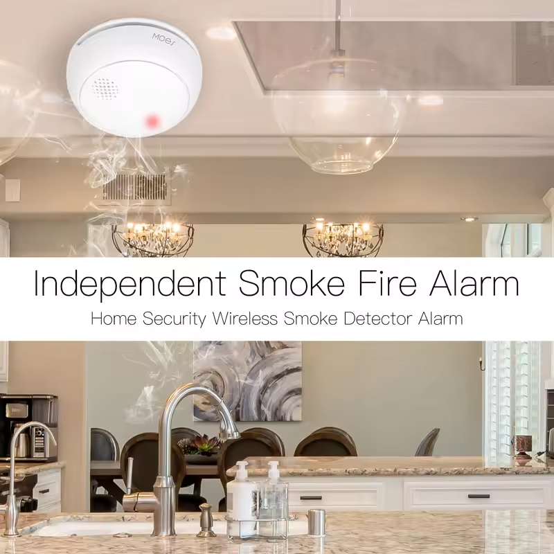 MOES ZigBee 스마트 무선 연기 감지기 화재 8 - Smart Home Moes 리뷰 및 가격