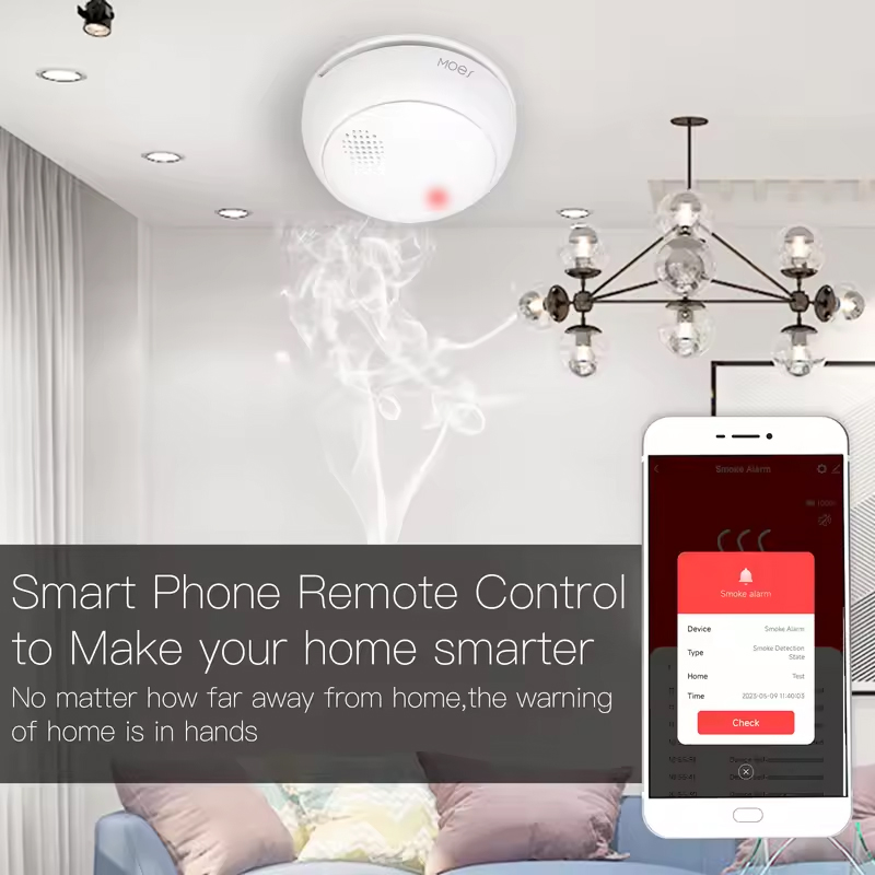 MOES ZigBee 스마트 무선 연기 감지기 화재 8 - Smart Home Moes 리뷰 및 가격