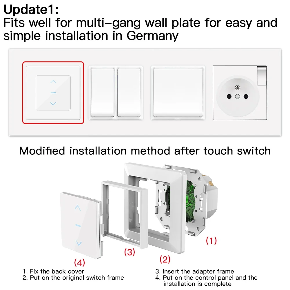 모스 터치 디자인 와이파이 스마트 커튼 스위치 (모터식 - Smart Home Moes 리뷰 및 가격