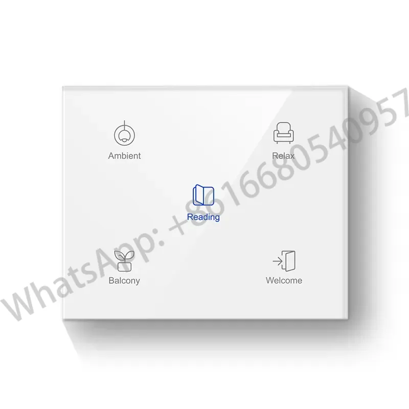 KNX 터치형 스마트 조명 스위치 패널 EU 백박스 설 - Smart Home Knx System 리뷰 및 가격