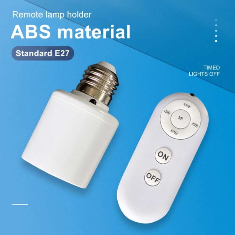 E27 스마트 무선 원격 제어 전구 소켓 타이머 스위치 - Voice Control Light Bulb 리뷰 및 가격