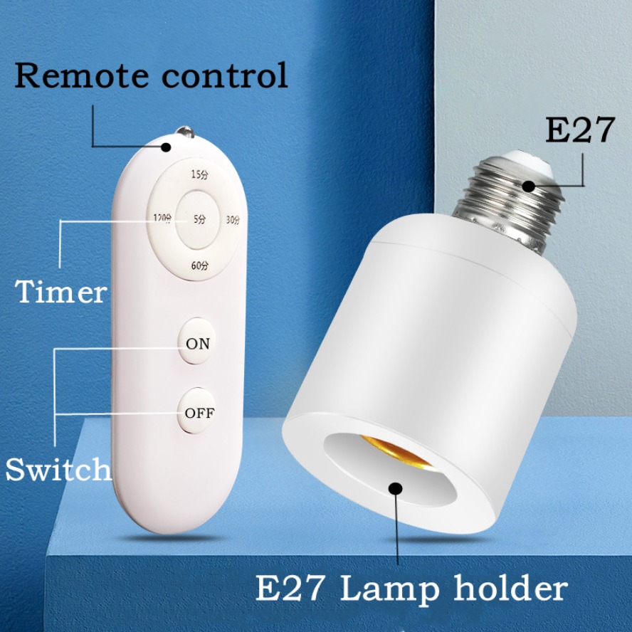 E27 스마트 무선 원격 제어 전구 소켓 타이머 스위치 - Voice Control Light Bulb 리뷰 및 가격