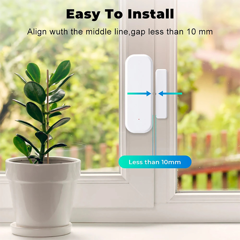 Tuya WiFi 스마트 도어 윈도우 센서 개폐 감지기 - Smart Home Ecosystems 리뷰 및 가격