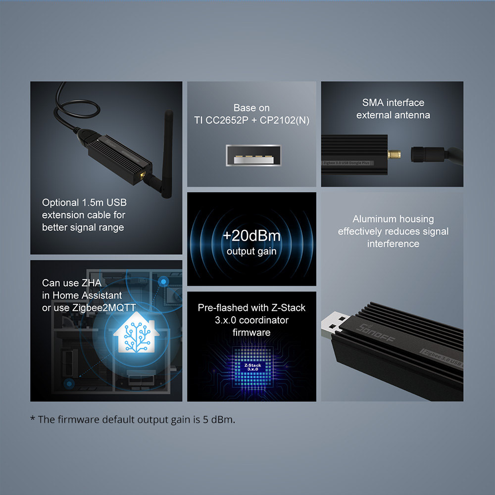 SONOFF 지그비 게이트웨이 3.0 ZBDongle- - Smart Home Hub Device 리뷰 및 가격