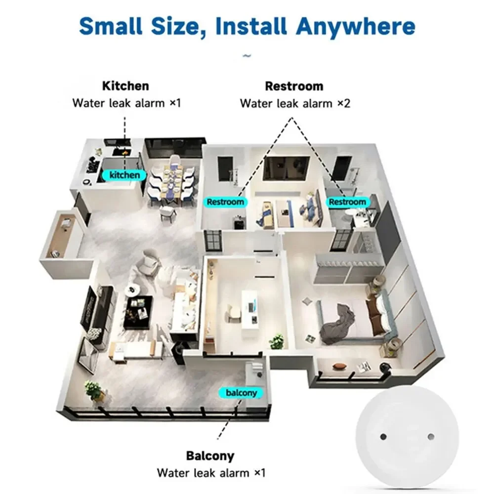 투야 스마트홈용 지그비 누수 감지 센서, 홍수 안전 알 - Smart Home Tools 리뷰 및 가격