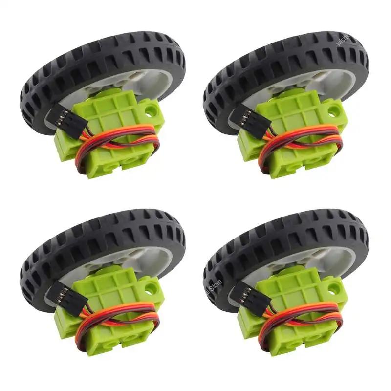 4PCS Geekservo 회전 서보 휠 호환 360도 - Smart Home Micro Bit 리뷰 및 가격