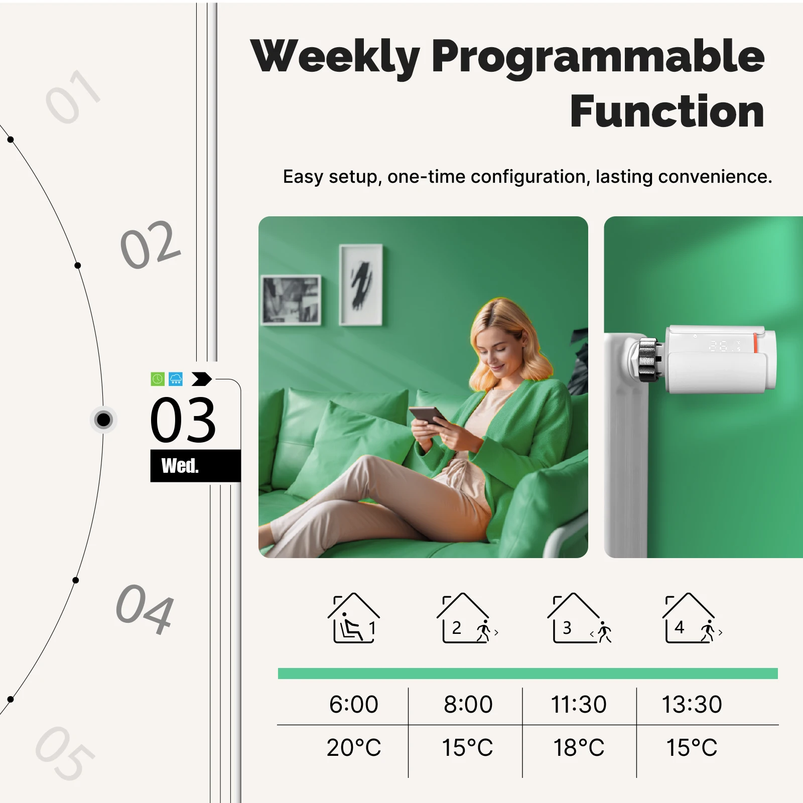 MOES Tuya 스마트 ZigBee 온도 조절 라디에 - Smart Home Moes 리뷰 및 가격