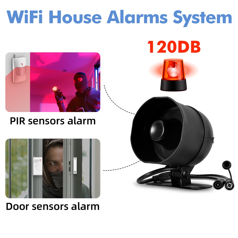 KERUI 120db 사이렌 경보 시스템 WiFi Tu - Smart Home Ecosystems 리뷰 및 가격