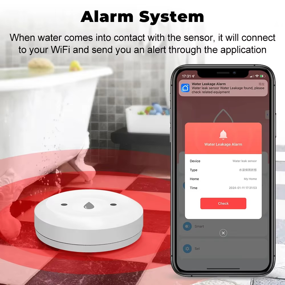 Tuya ZigBee 3.0 누수 감지기 홈 어시스턴트 - Smart Home Tools 리뷰 및 가격