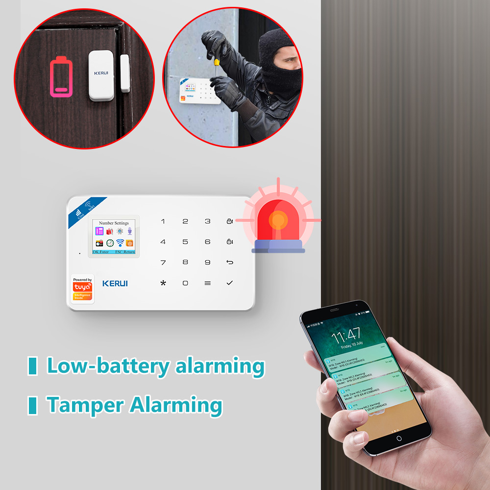 KERUI W181 경보 시스템 보안 홈 WIFI GS - Smart Home Ecosystems 리뷰 및 가격