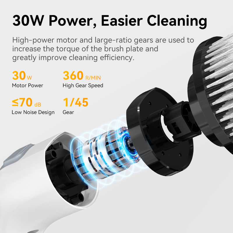 전기 청소 브러시 ​​무선 핸드 헬드 샤워 스크러버 스 - Smart Home Tools 리뷰 및 가격