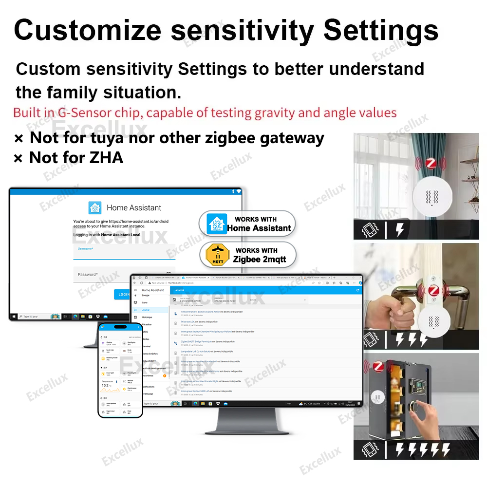 Zigbee 3.0 스마트 진동 센서 실시간 모션 충격 - Smart Home Tools 리뷰 및 가격