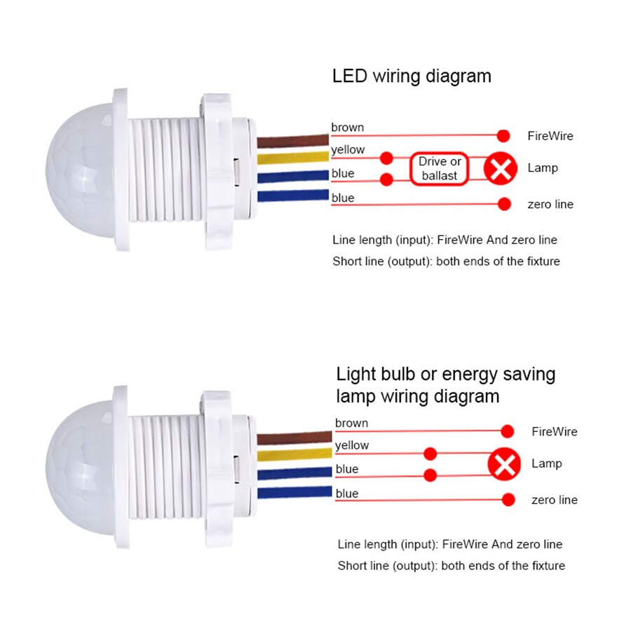 AC 110V 220V 센서 스마트 홈 인체 자동 센서 - Pir Motion Sensor 리뷰 및 가격