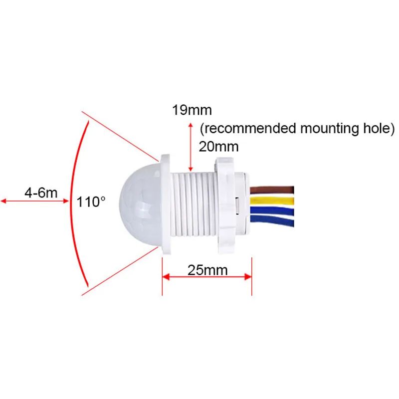 AC 110V 220V 센서 스마트 홈 인체 자동 센서 - Pir Motion Sensor 리뷰 및 가격