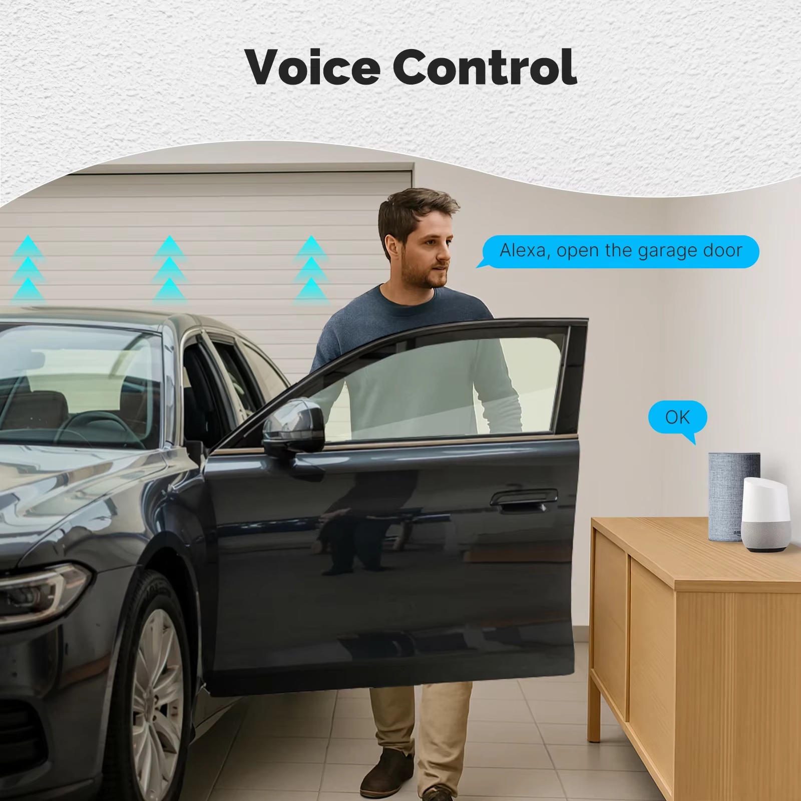 MOES Zigbee 차고 문 컨트롤러 모듈은 Tuya - Smart Home Moes 리뷰 및 가격