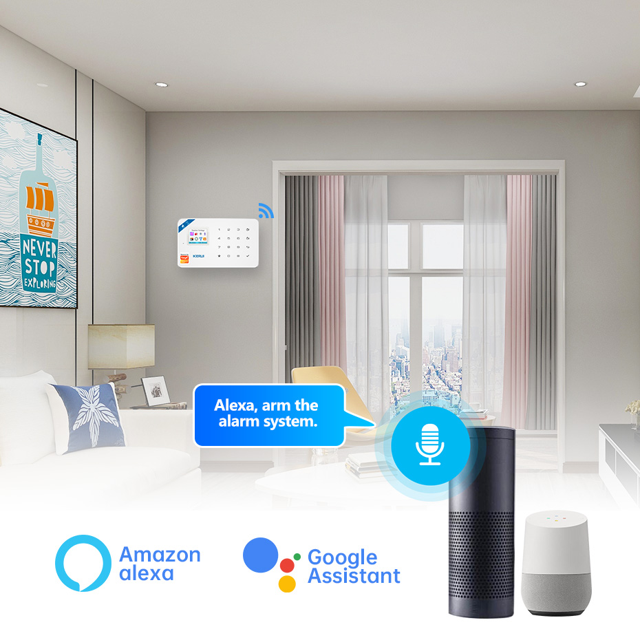 KERUI 보안 경보 시스템 키트 W184 4G WIF - Smart Home Ecosystems 리뷰 및 가격