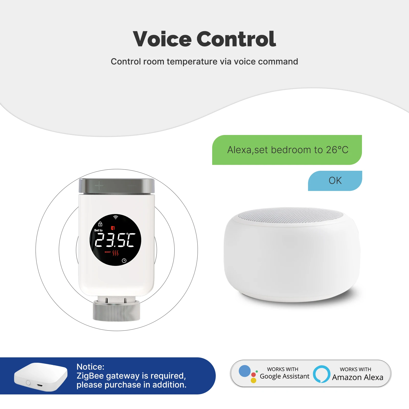 MOES Tuya 스마트 Zigbee 온도 조절 라디에 - Smart Home Moes 리뷰 및 가격