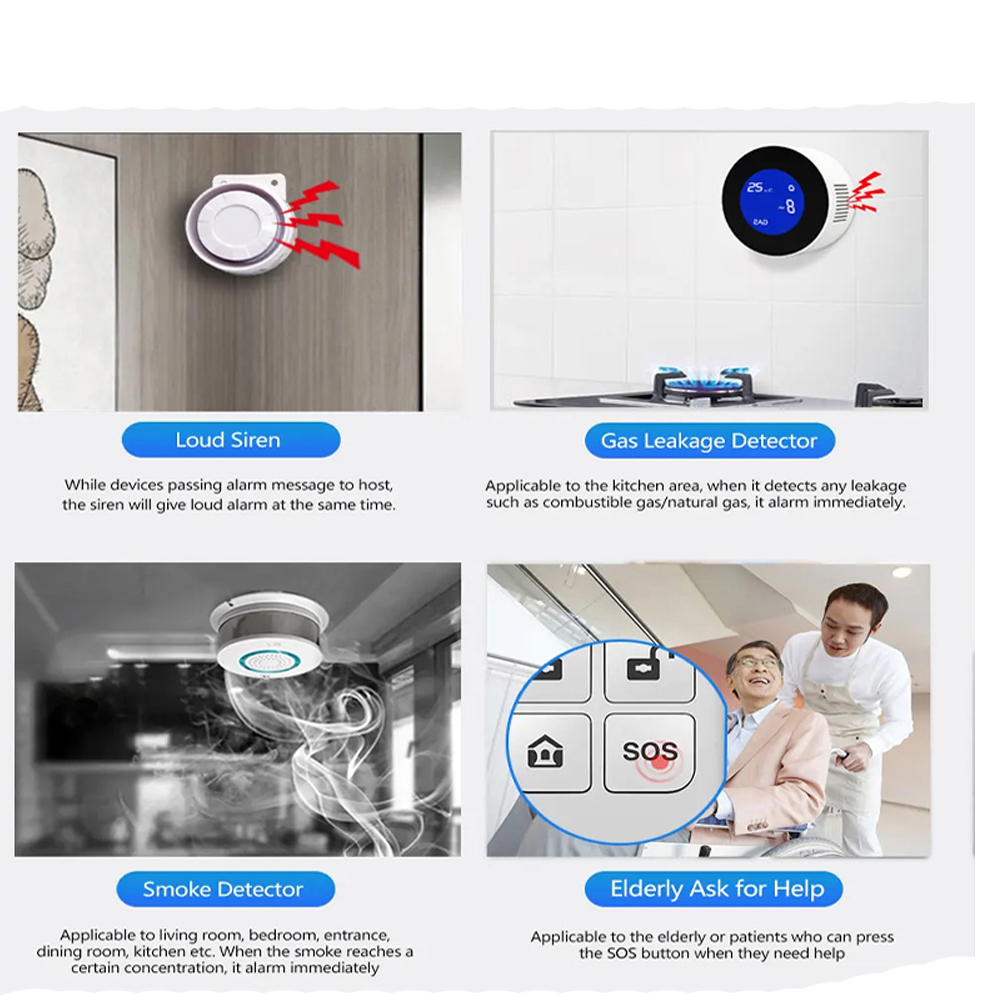 PGST 4G Tuya 스마트 홈 경보 시스템, WiF - Smart Home Ecosystems 리뷰 및 가격