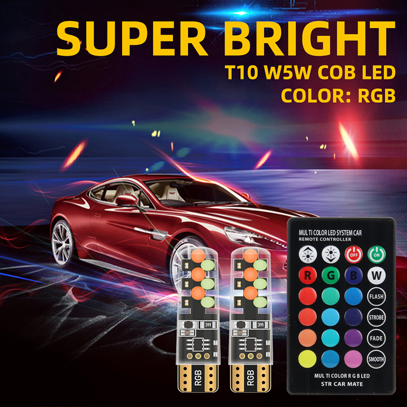 1set T10 W5w RGB LED 전구 원격 제어  - Voice Control Light Bulb 리뷰 및 가격
